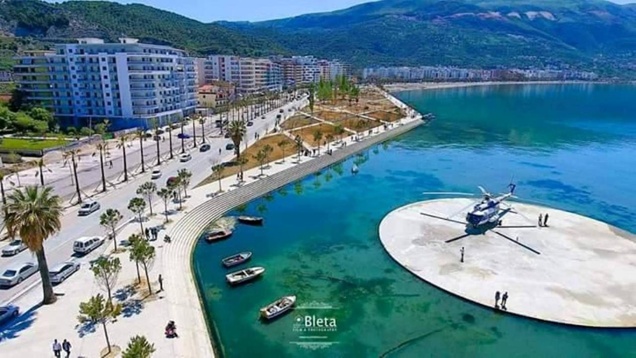 Sea View Apartment Onorato 1 Вльора Екстер'єр фото